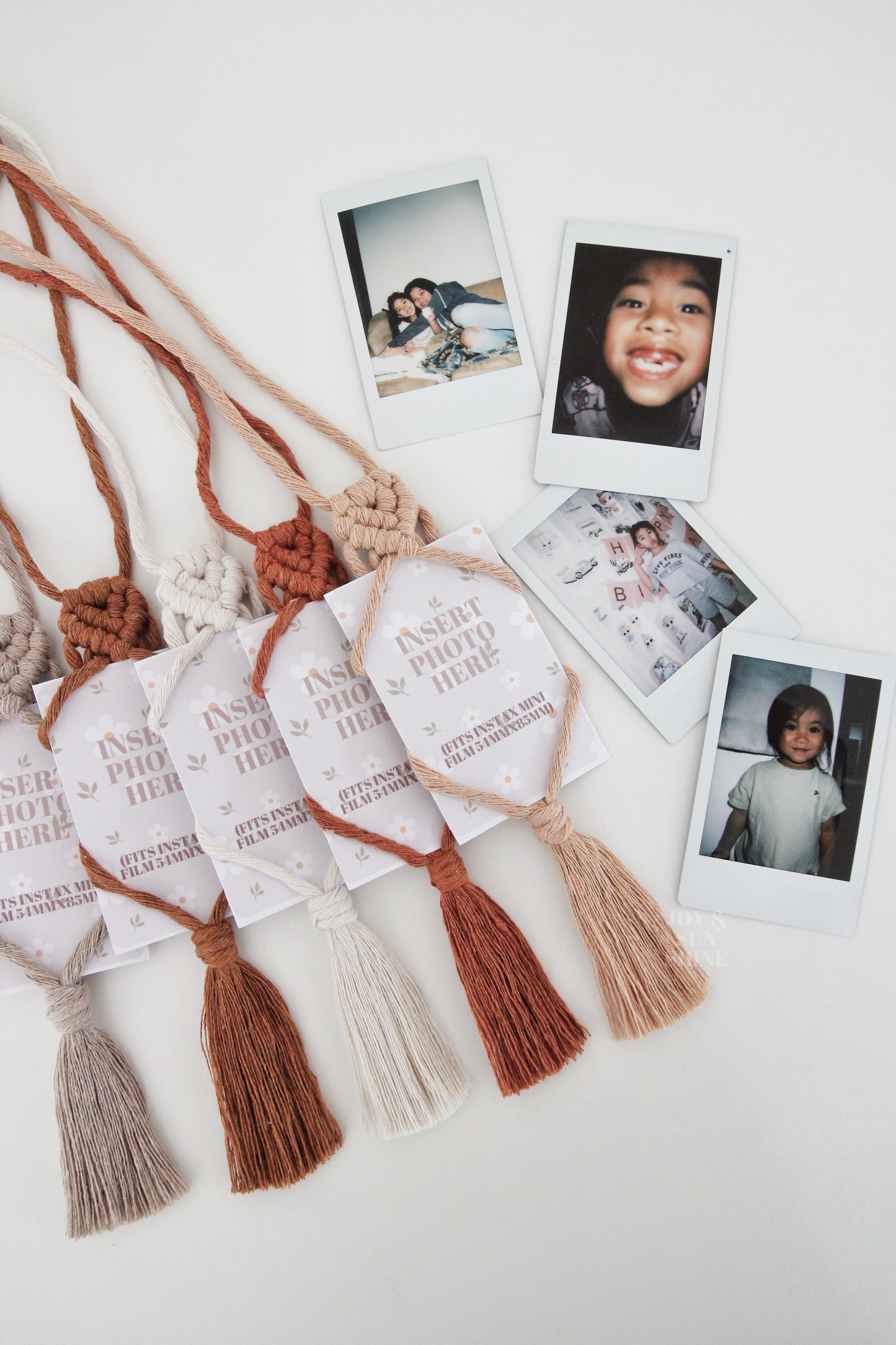 Heart Car Hanging Polaroid Frame